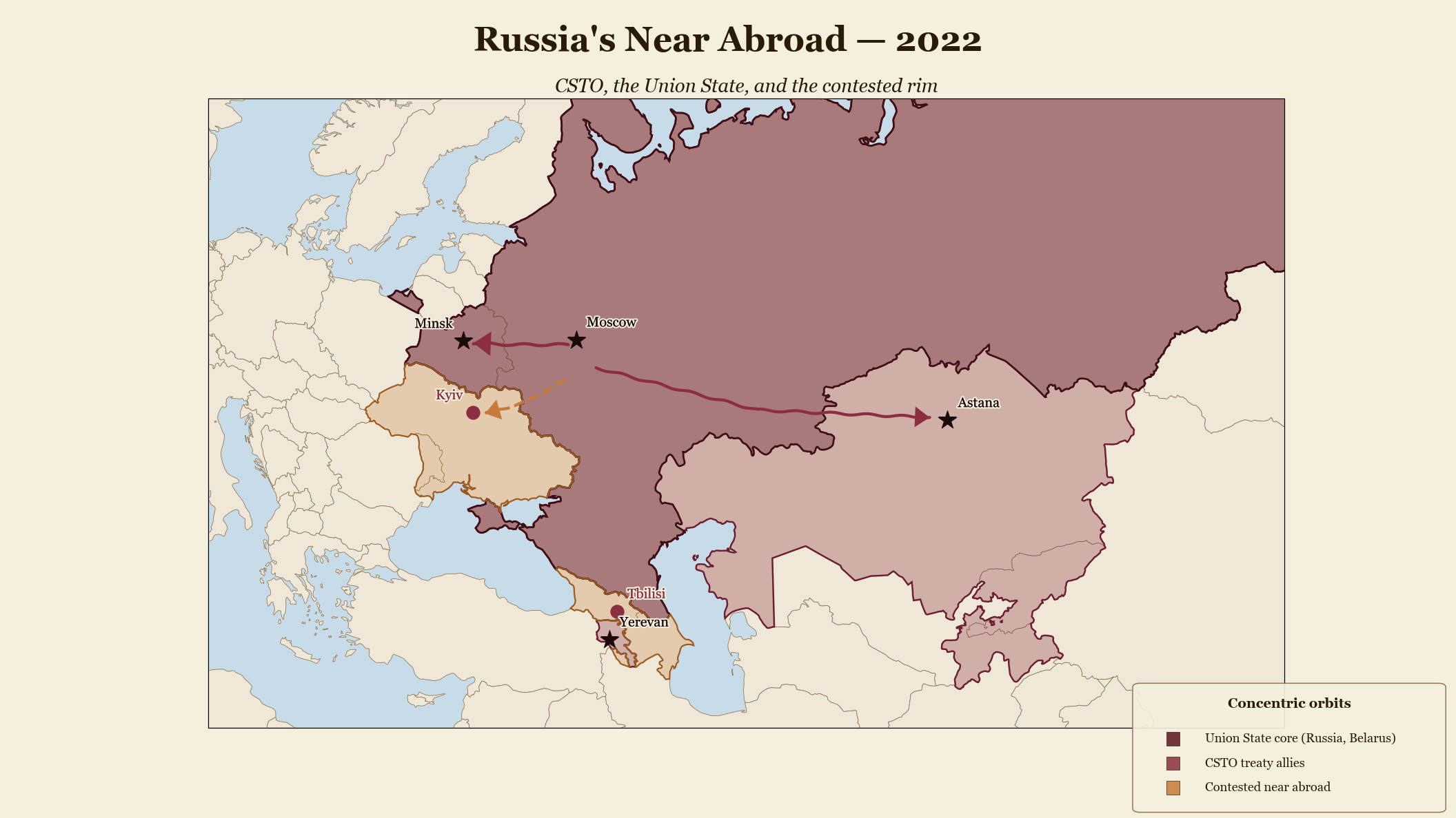 Russia's Near Abroad — 2022