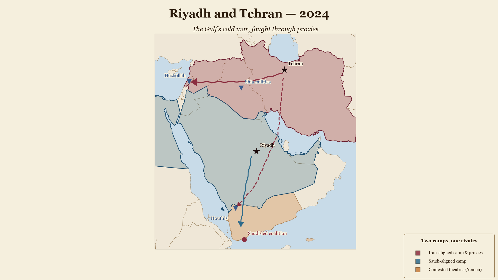 Riyadh and Tehran — 2024