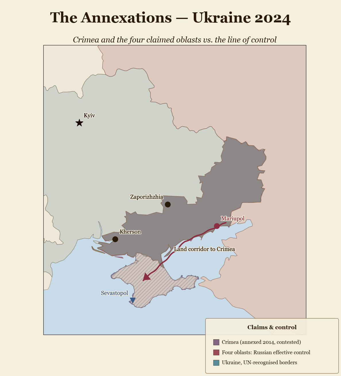 The Annexations — Ukraine 2024