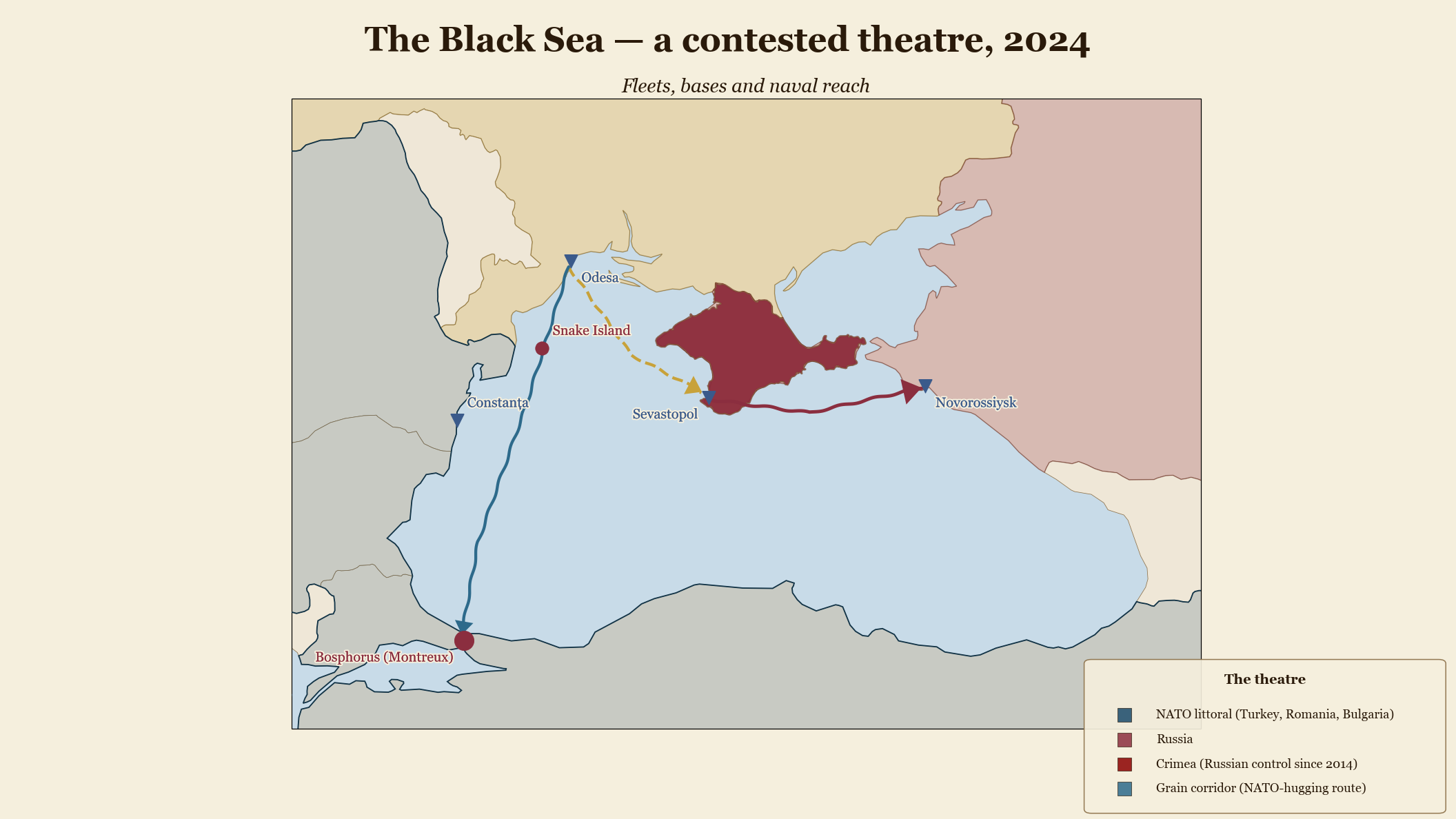 The Black Sea — a contested theatre, 2024