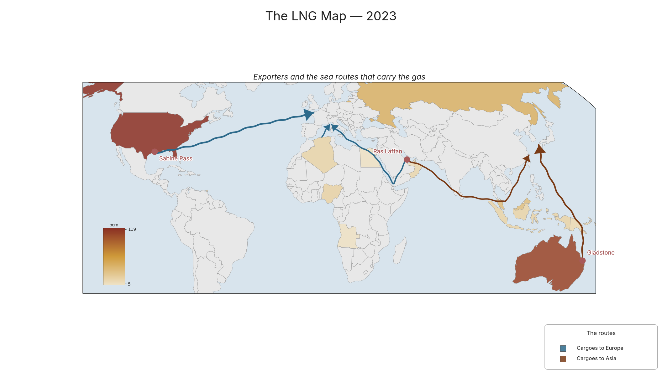 The LNG Map — 2023