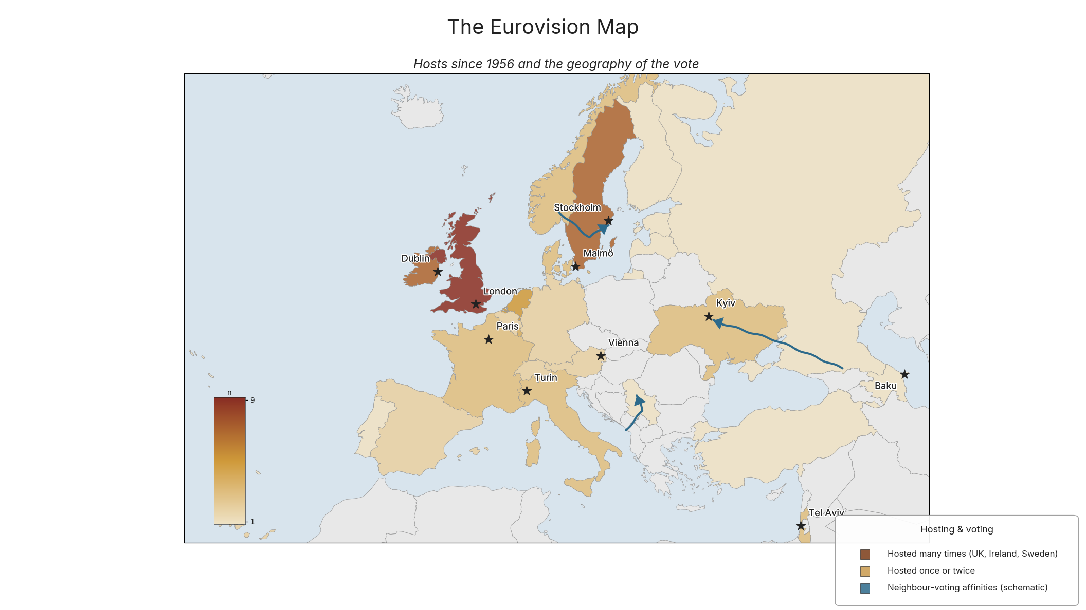 The Eurovision Map
